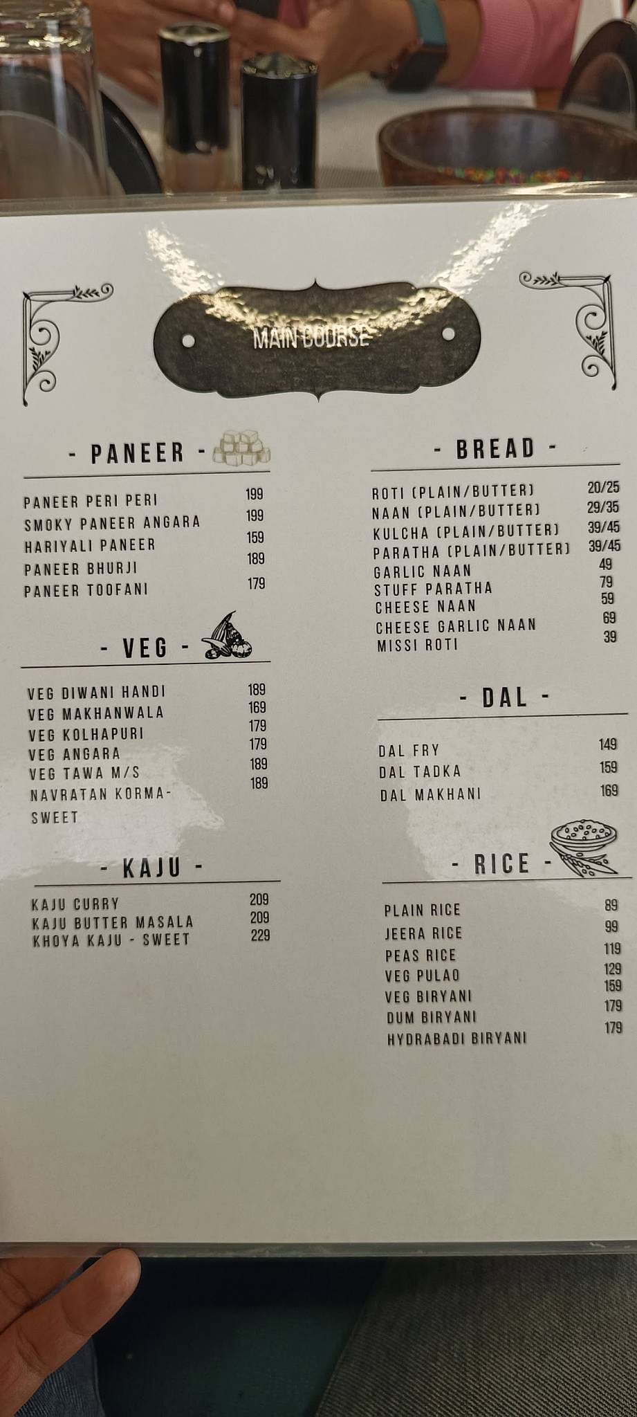Daily Meals Cafe & Rooftop menu