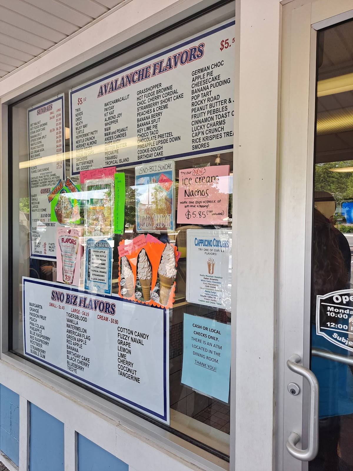 Menu at Dairy Creme Corner restaurant, Fairmont