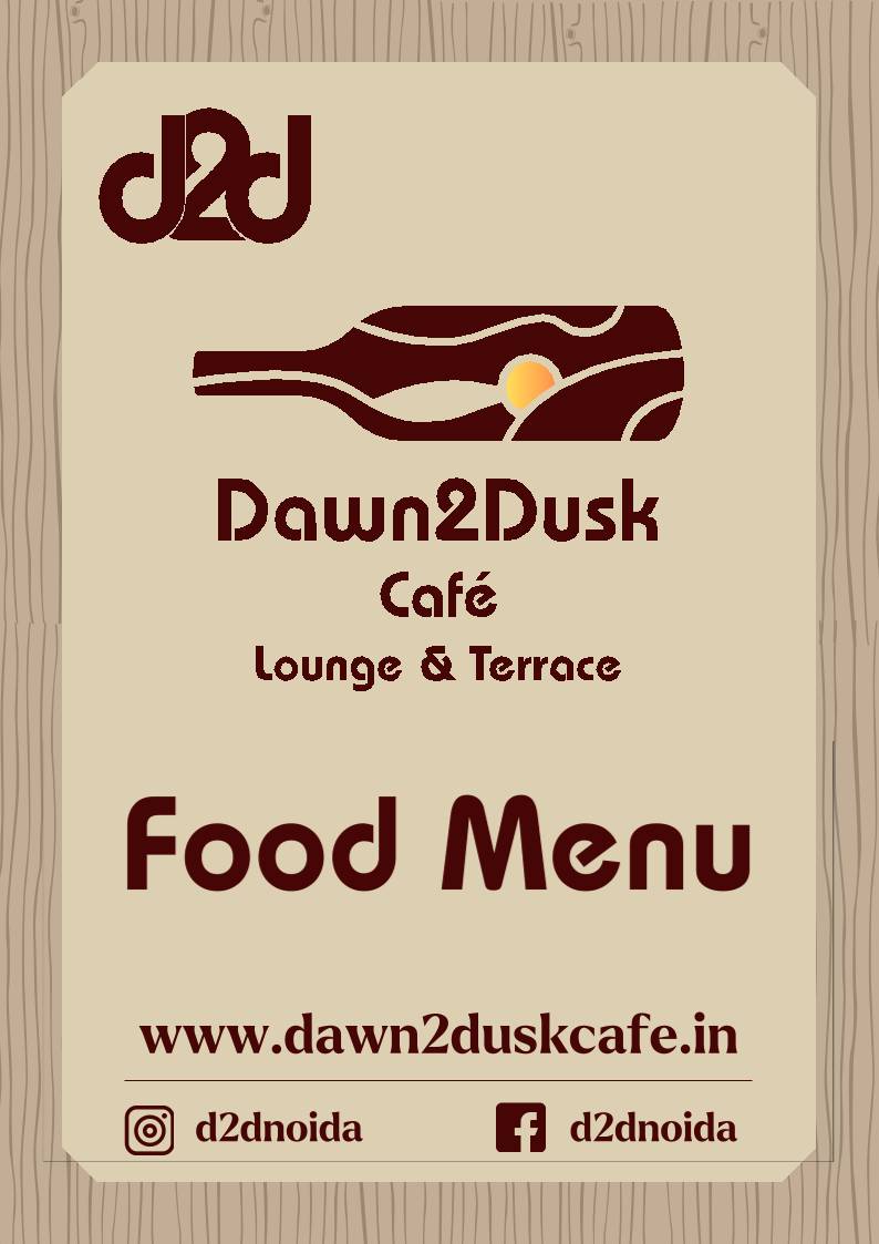 Dawn2DuskCafe menu