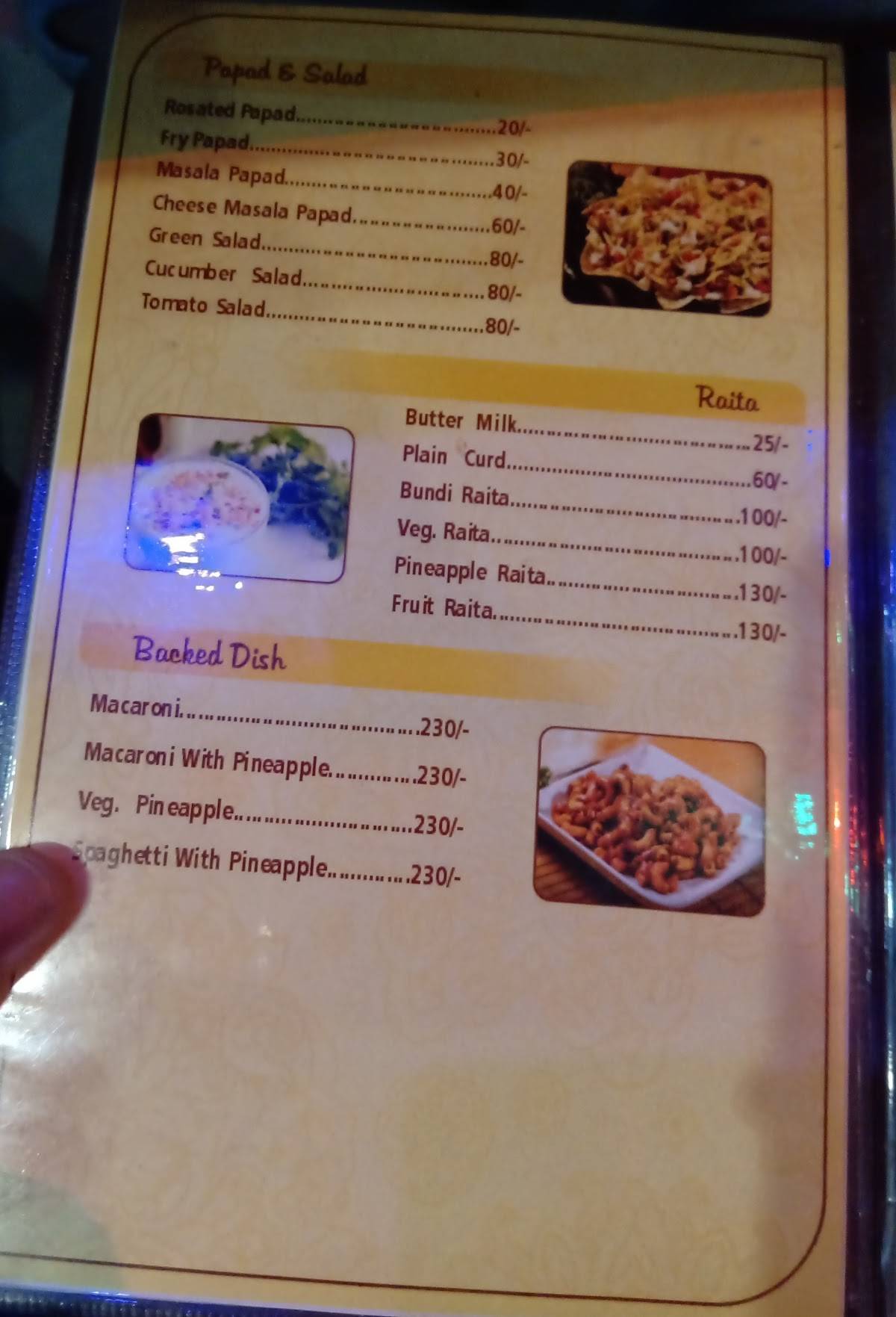 Diamond Dining Hall - Best Restaurant menu