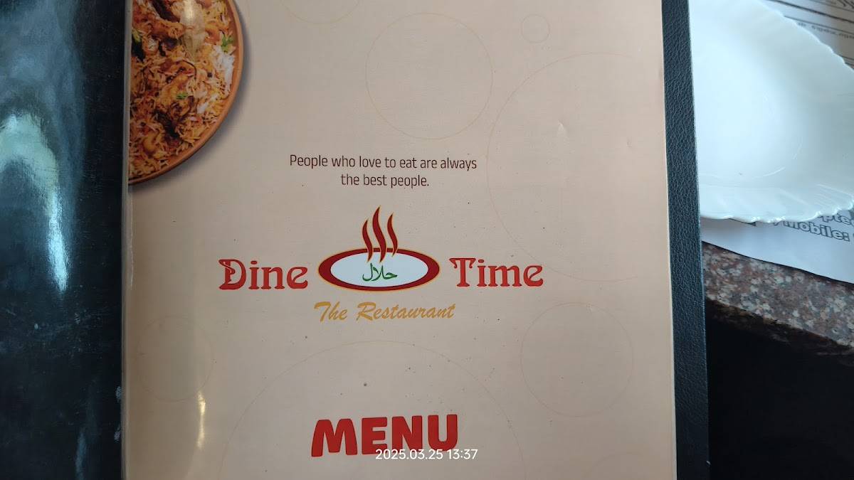 Dine Time menu