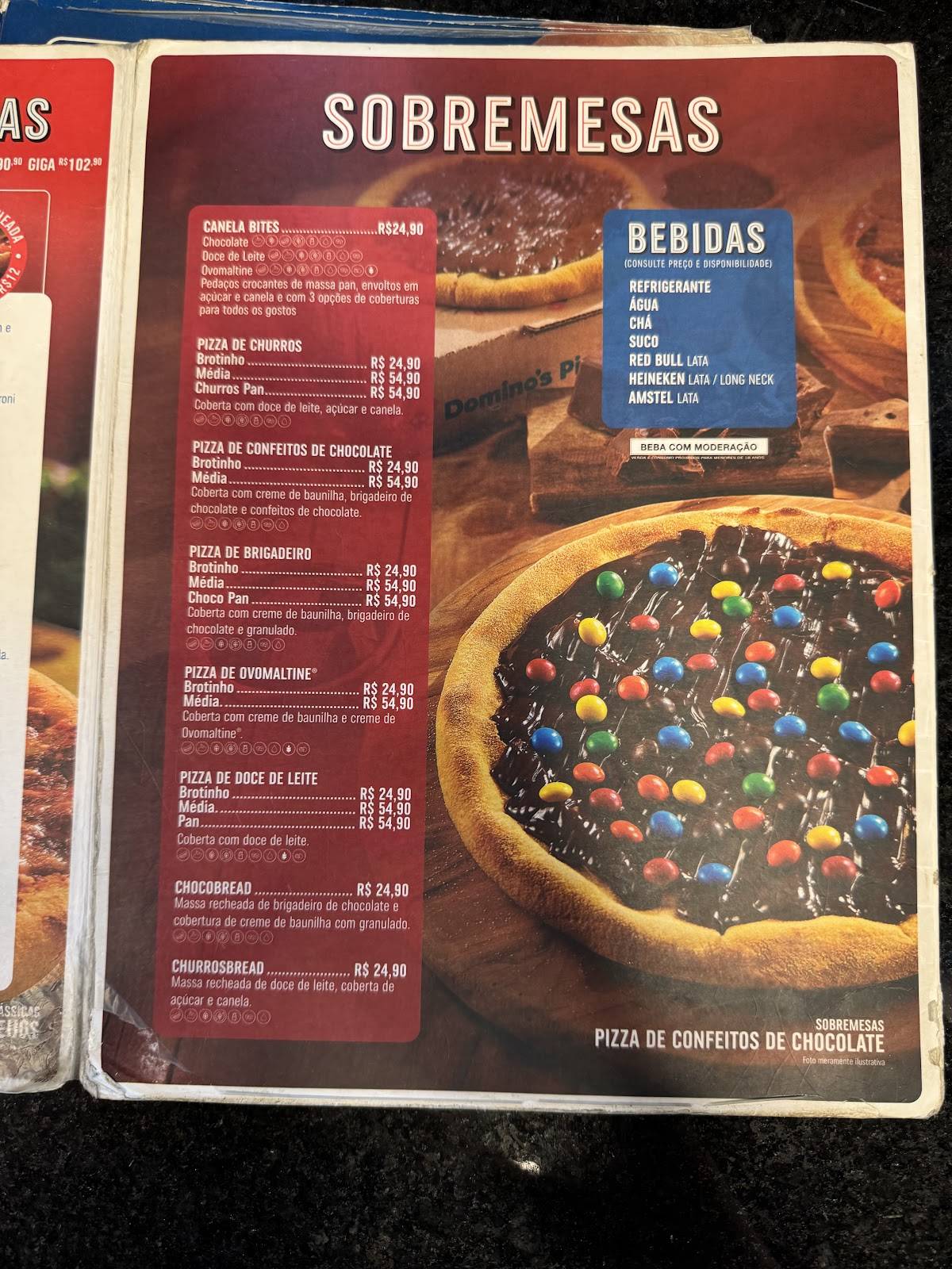 Domino's Pizza - Cabo Frio cardápio