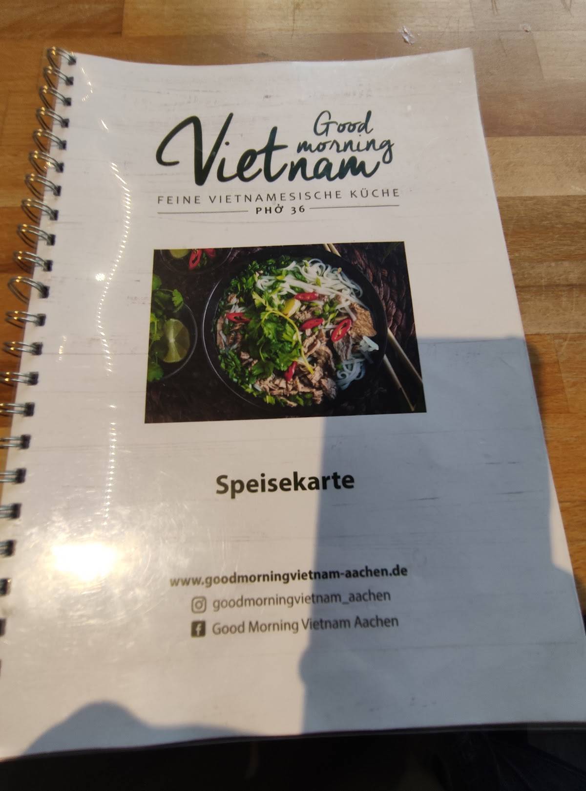 Speisekarte von Good morning Vietnam Fine Vietnamese Kitchen restaurant, Aachen