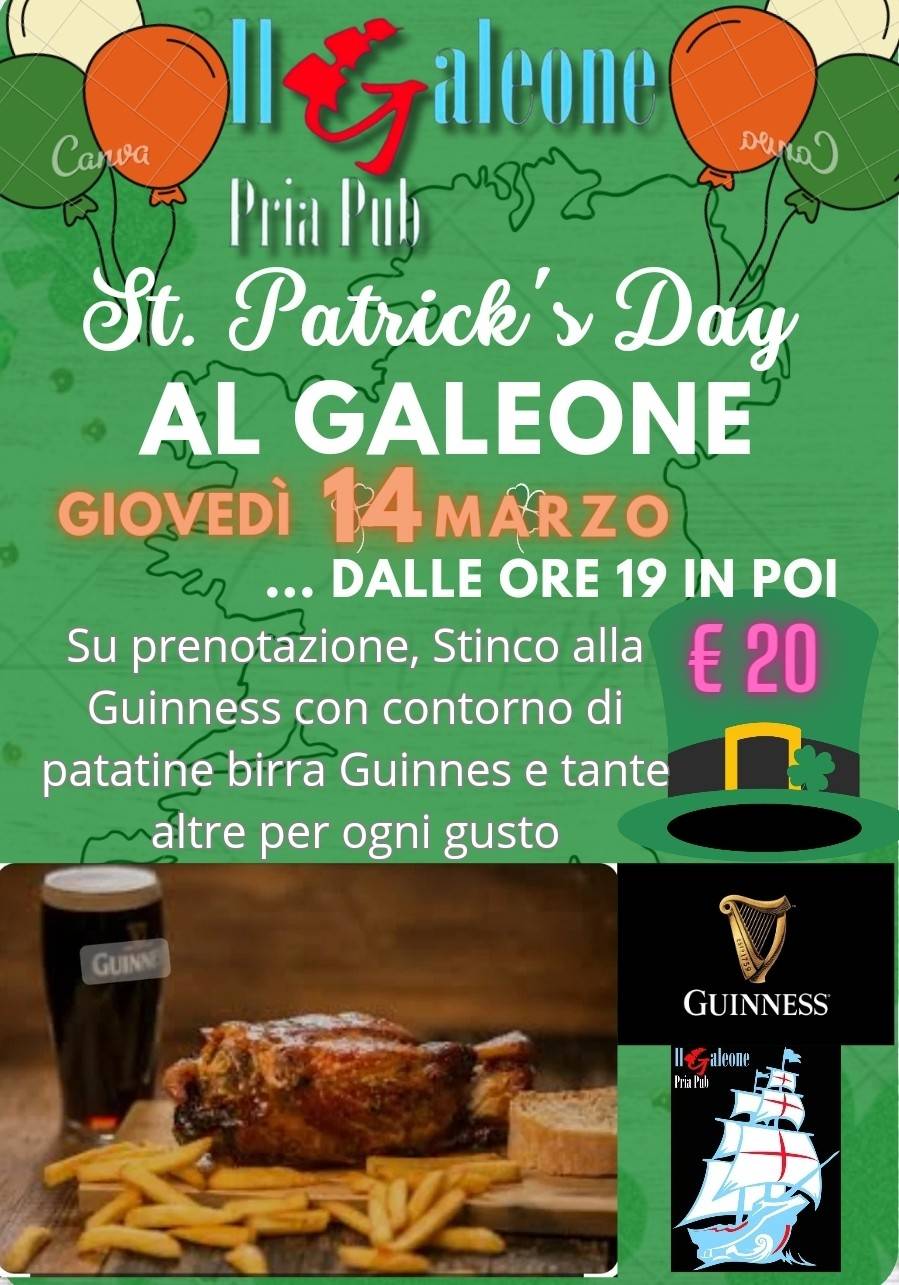 Menu di Il Galeone Pria Pub 