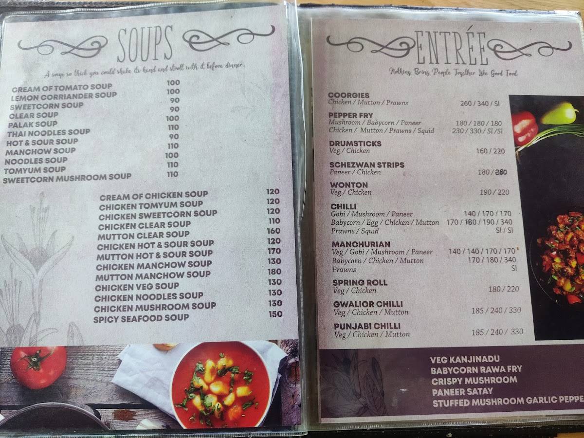 KURAL'S SPORTS BAR & FINE DINE menu