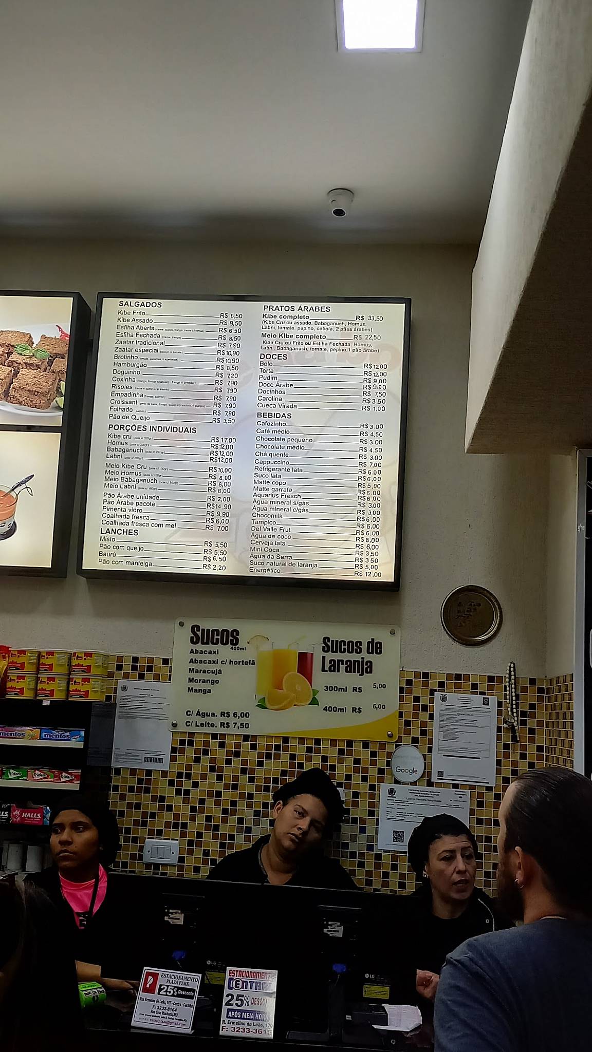 Kibe da Boca cardápio