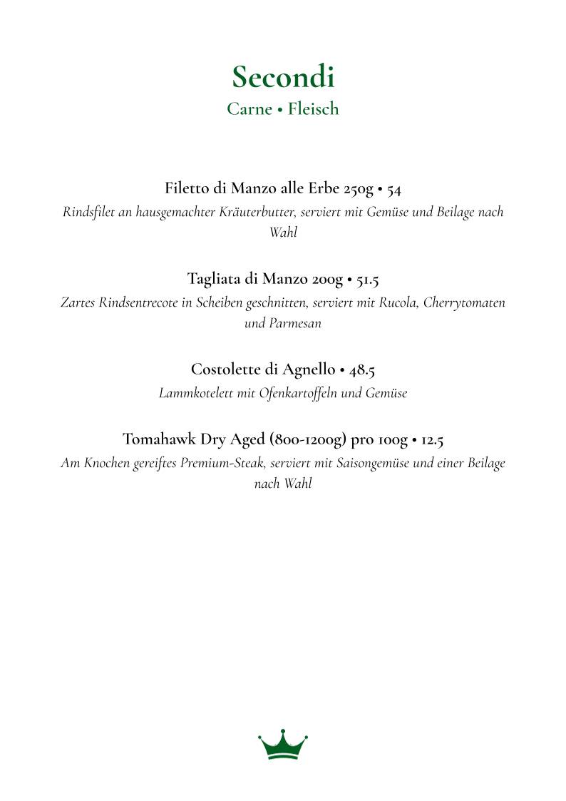 Menu di Krone 