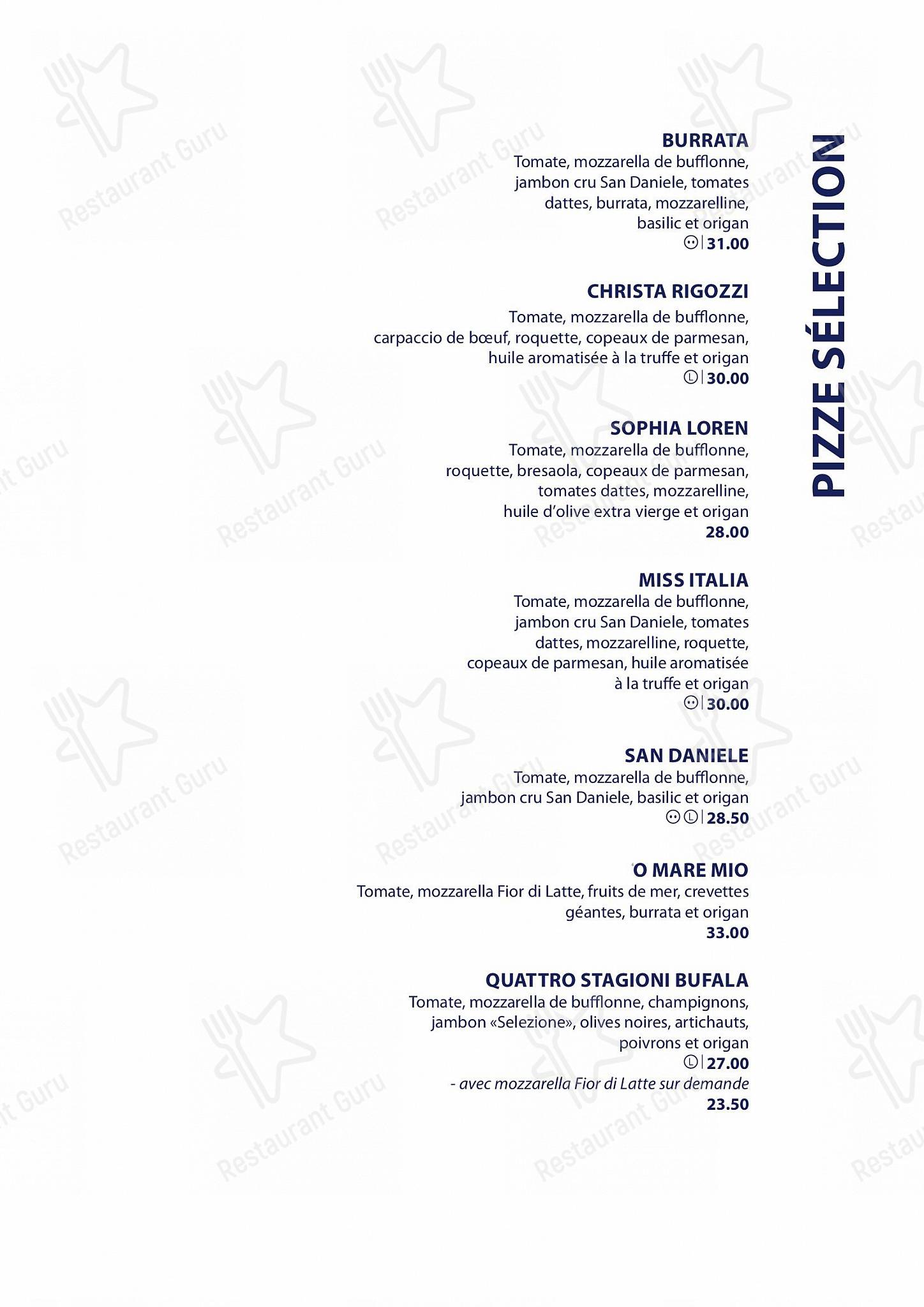 Menu per Restaurant Le Lacustre ristorante