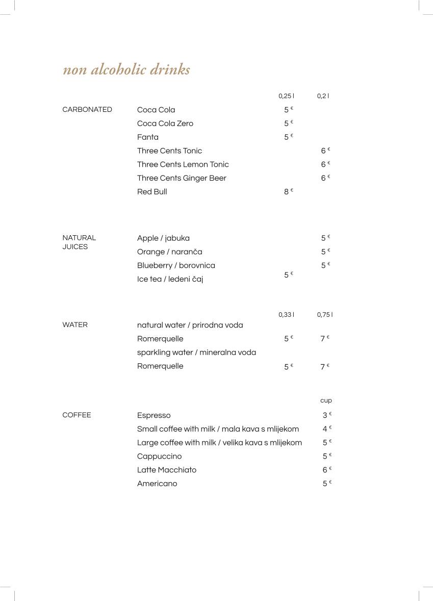 Menu di Leporini Restaurant 