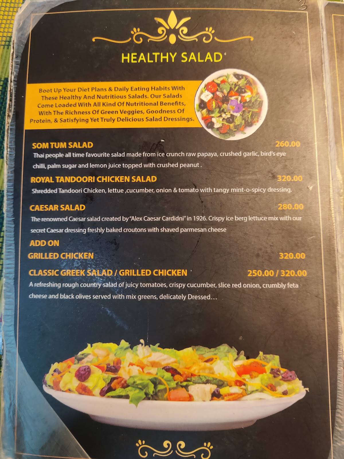 Michael's Kitchen menu