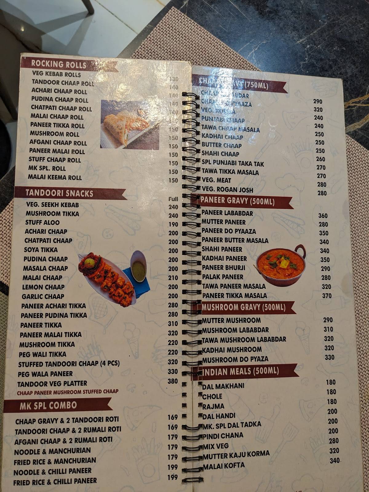 Mom's Kitchen Varanasi menu