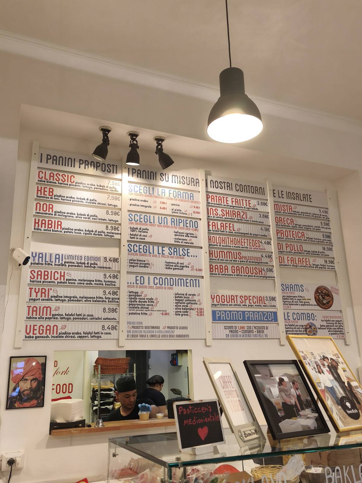 Menu de Nun Taste of Middle East
