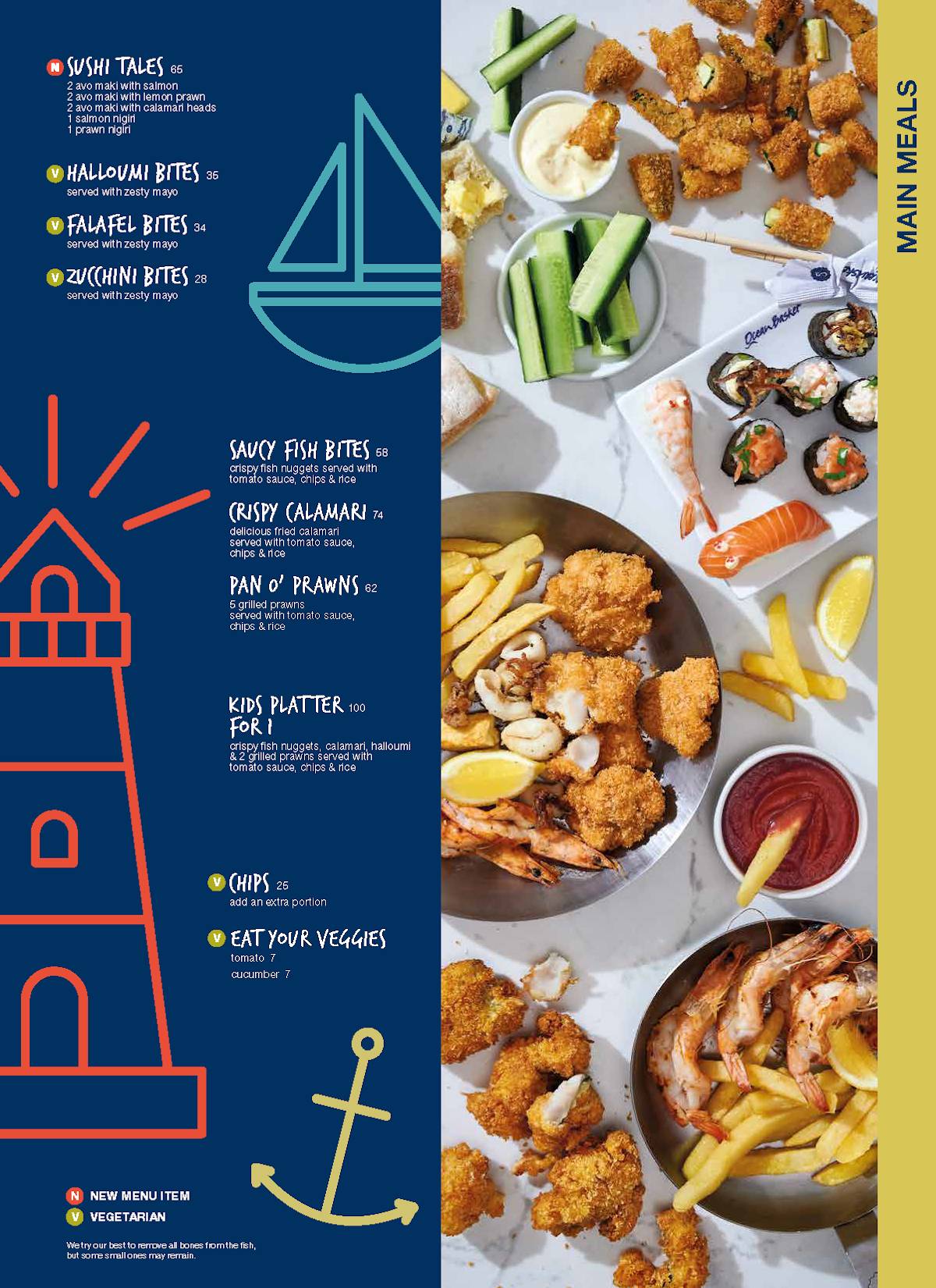 Menu at Ocean Basket Hazyview restaurant, Hazyview