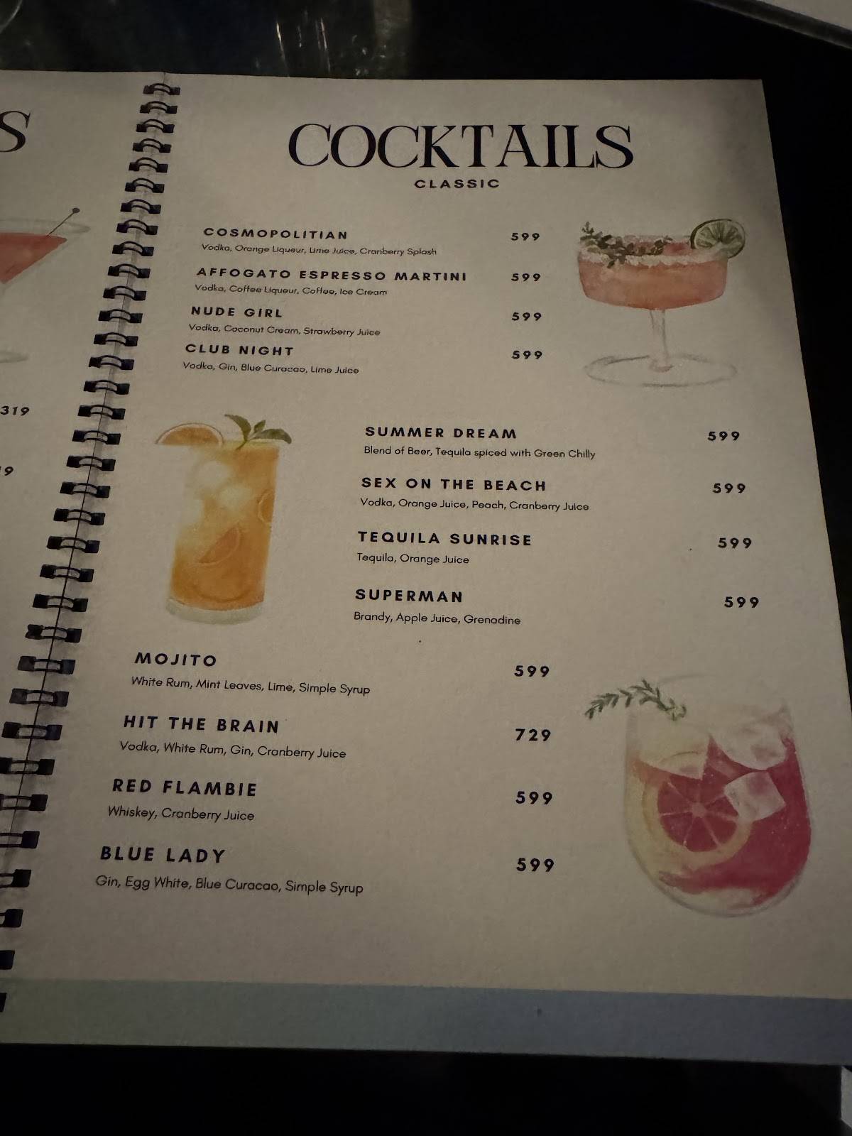 Oh Pondi! menu