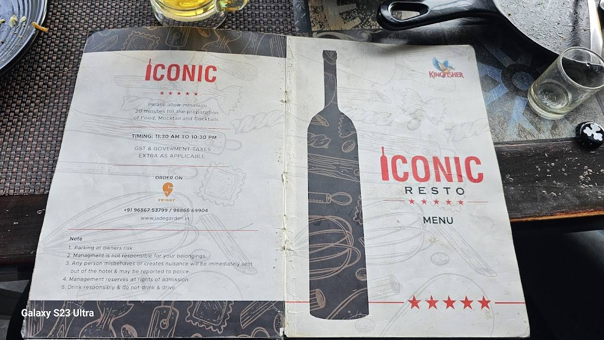 Onesta Gokulam Mysore menu