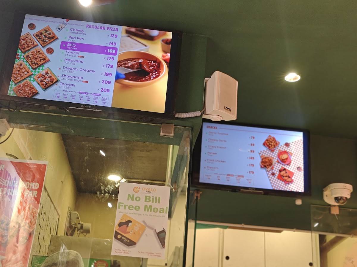 Oyalo pizza kovilpatti menu