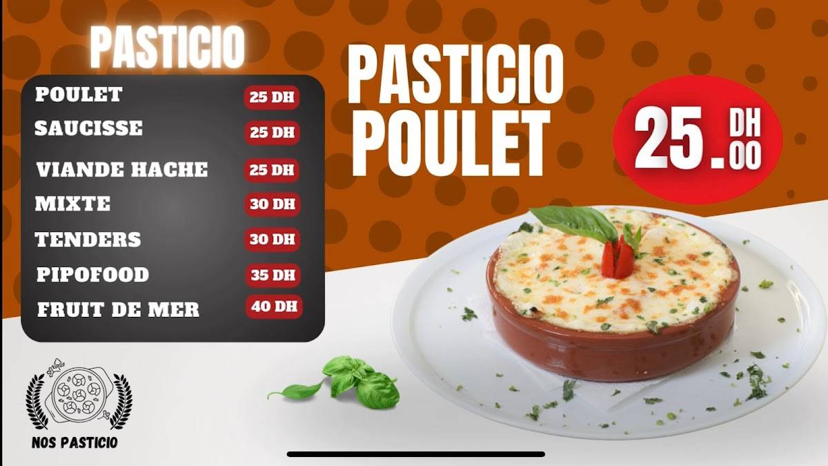 Menu de PIPO FOOD New