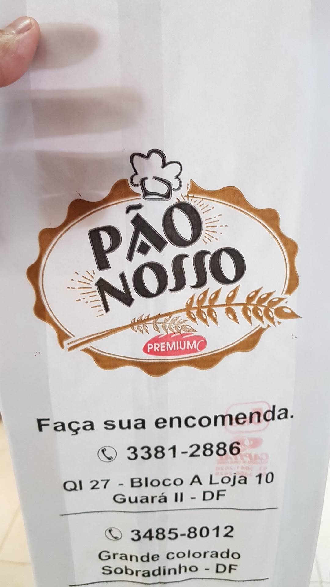 Pão Mix cardápio