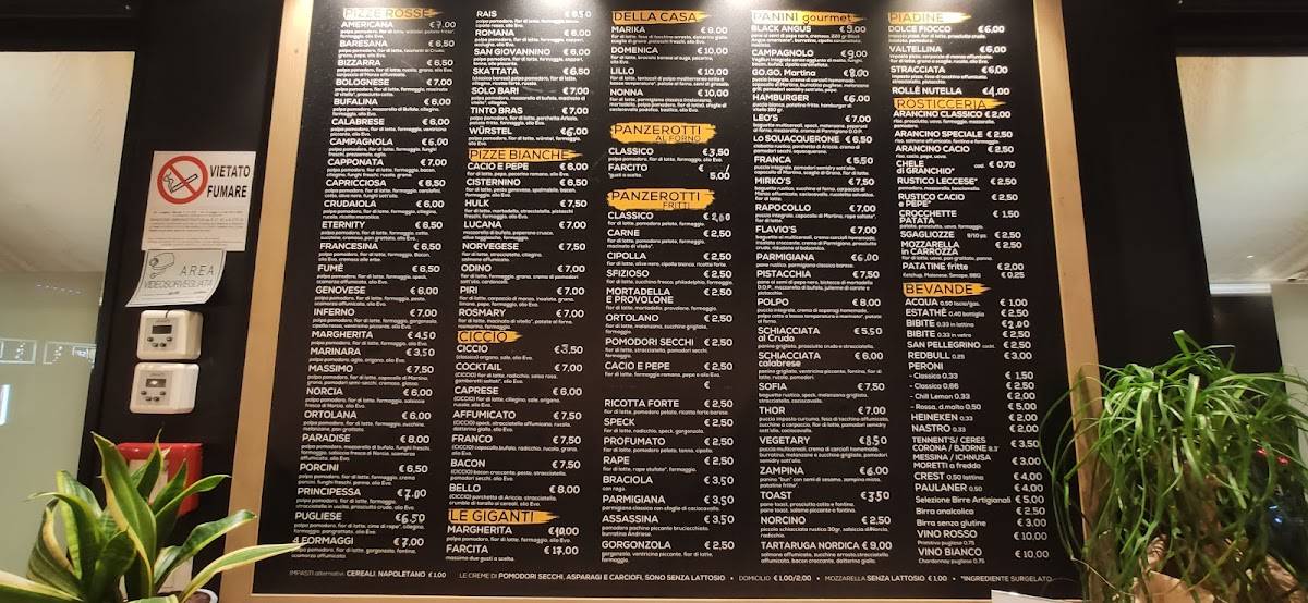 Menu di Paradise Gastrò - Il Panzerotto Barese 