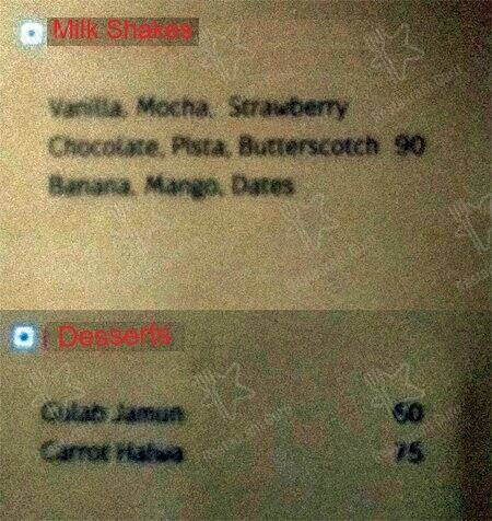 Pascah Multicuisine Restaurant menu