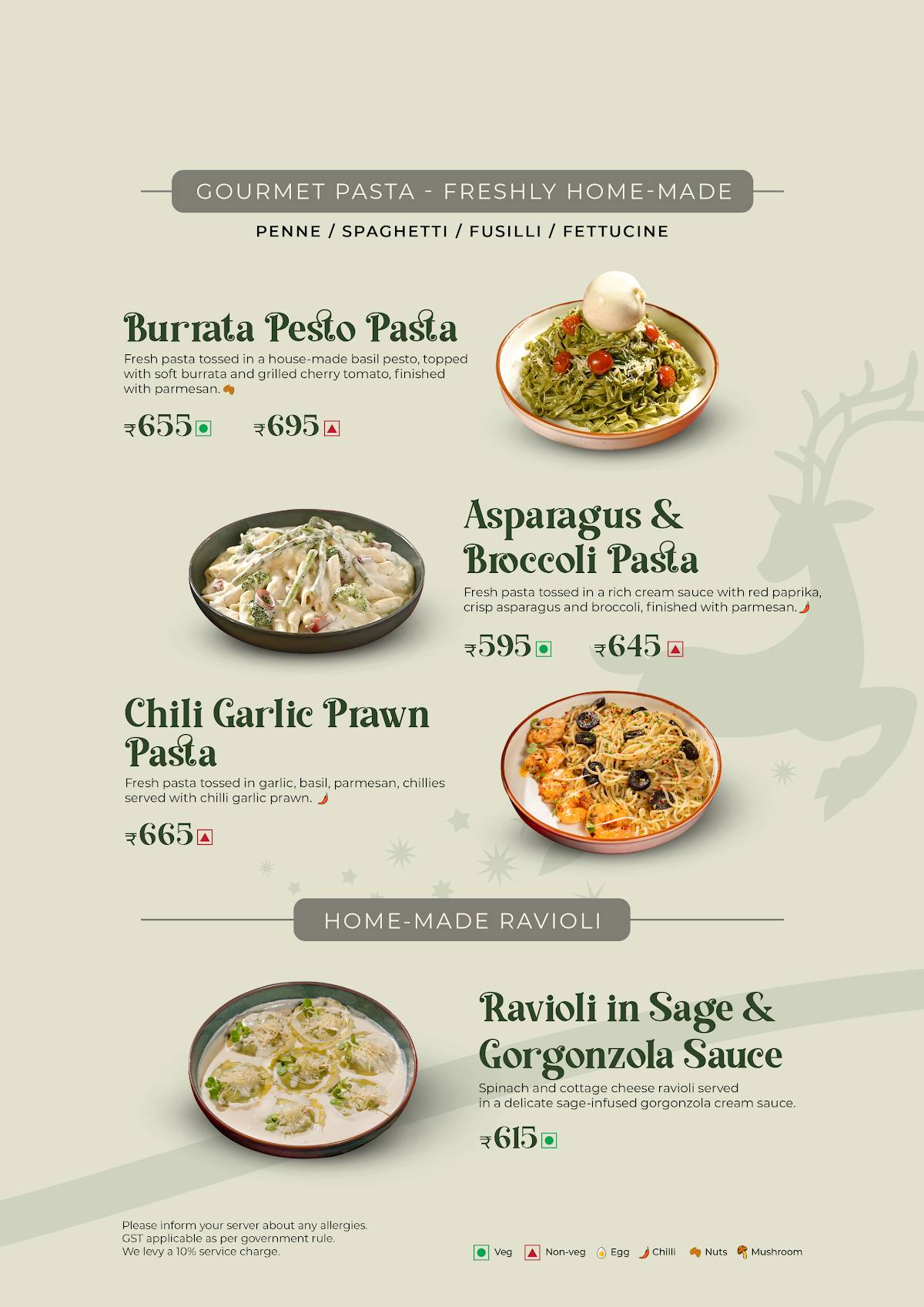 Pasta Street Koramangala menu