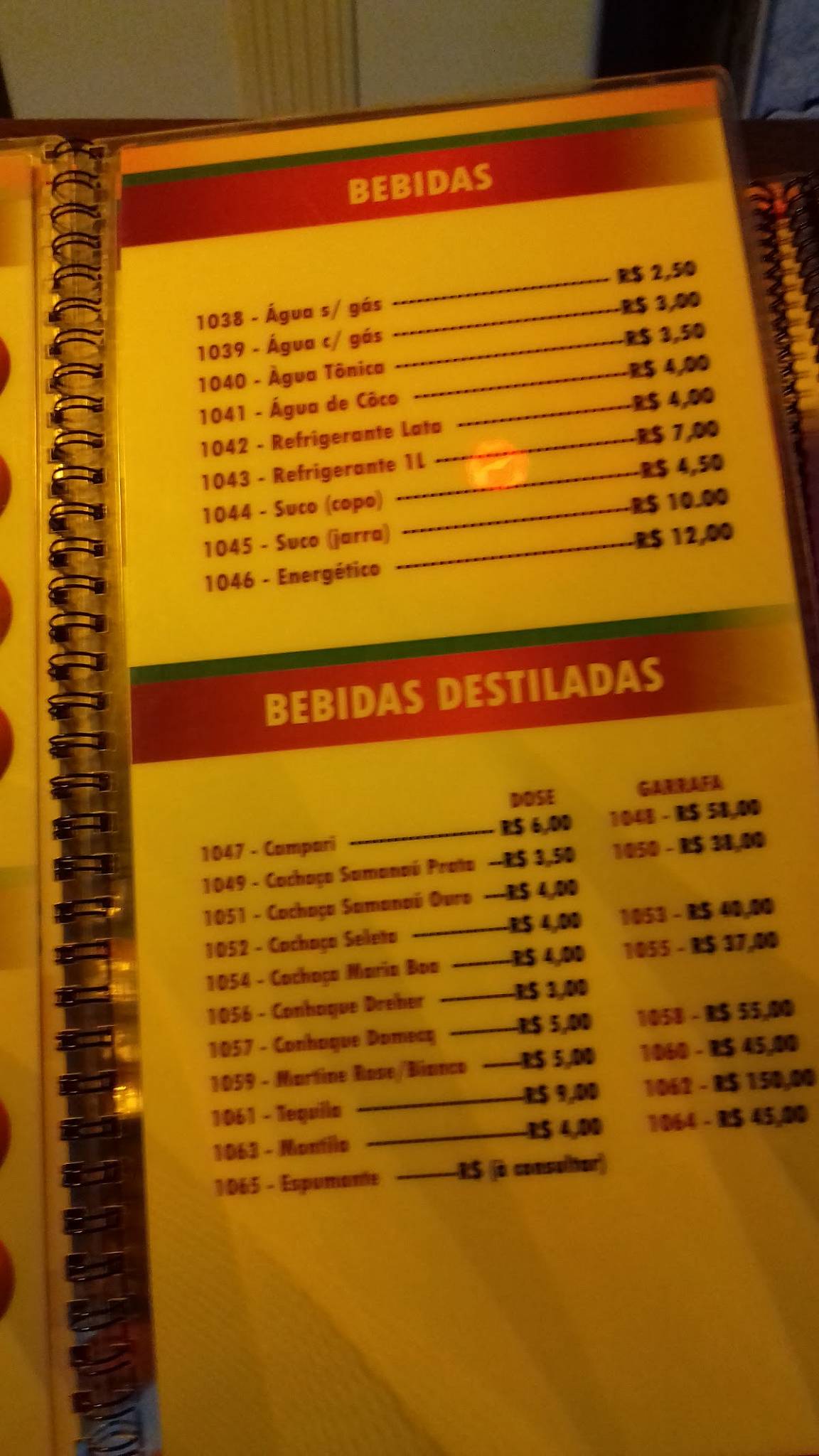 Pizzaria e Choperia Seis e Ponto cardápio
