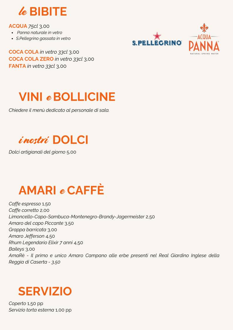 Menu di Pizzeria Insieme - Gourmet anche Gluten Free 