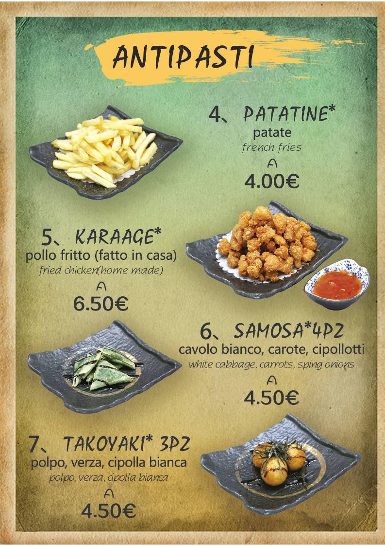 Menu di QQ ramen e BBQ 