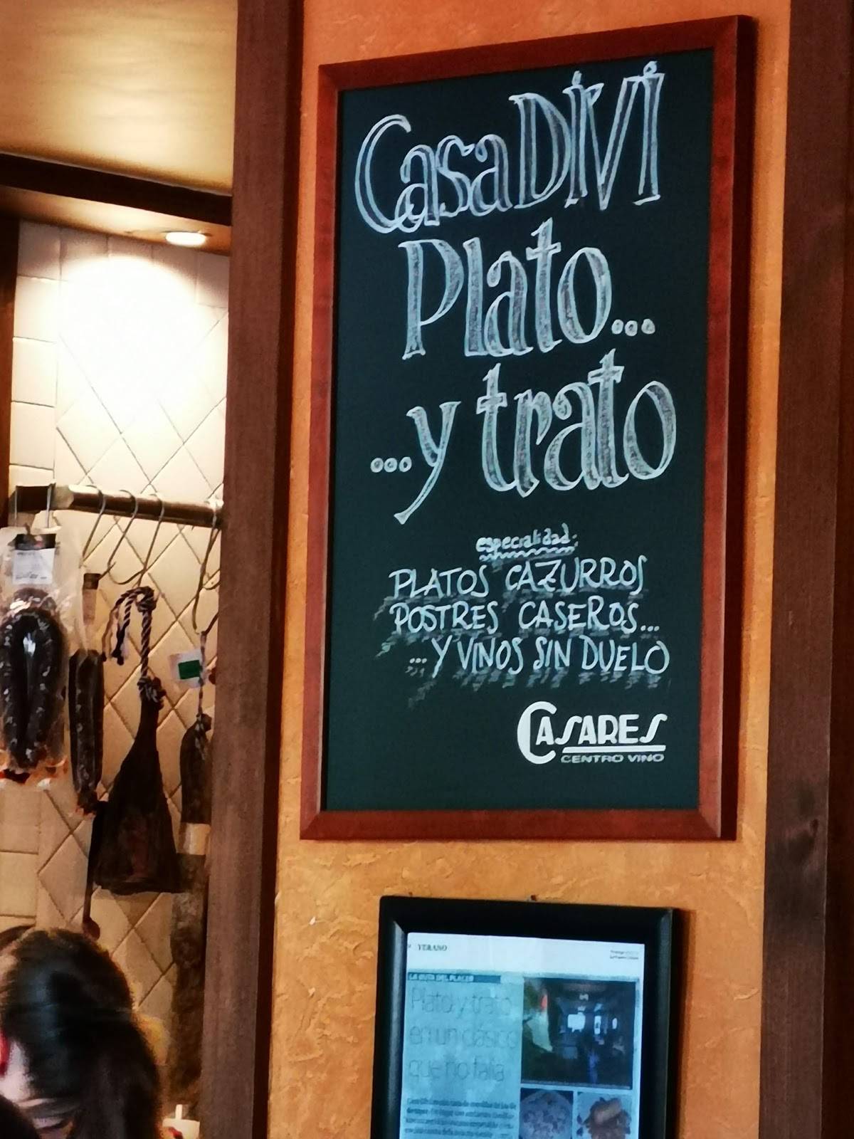 Menu at Restaurante Casa Divi, León