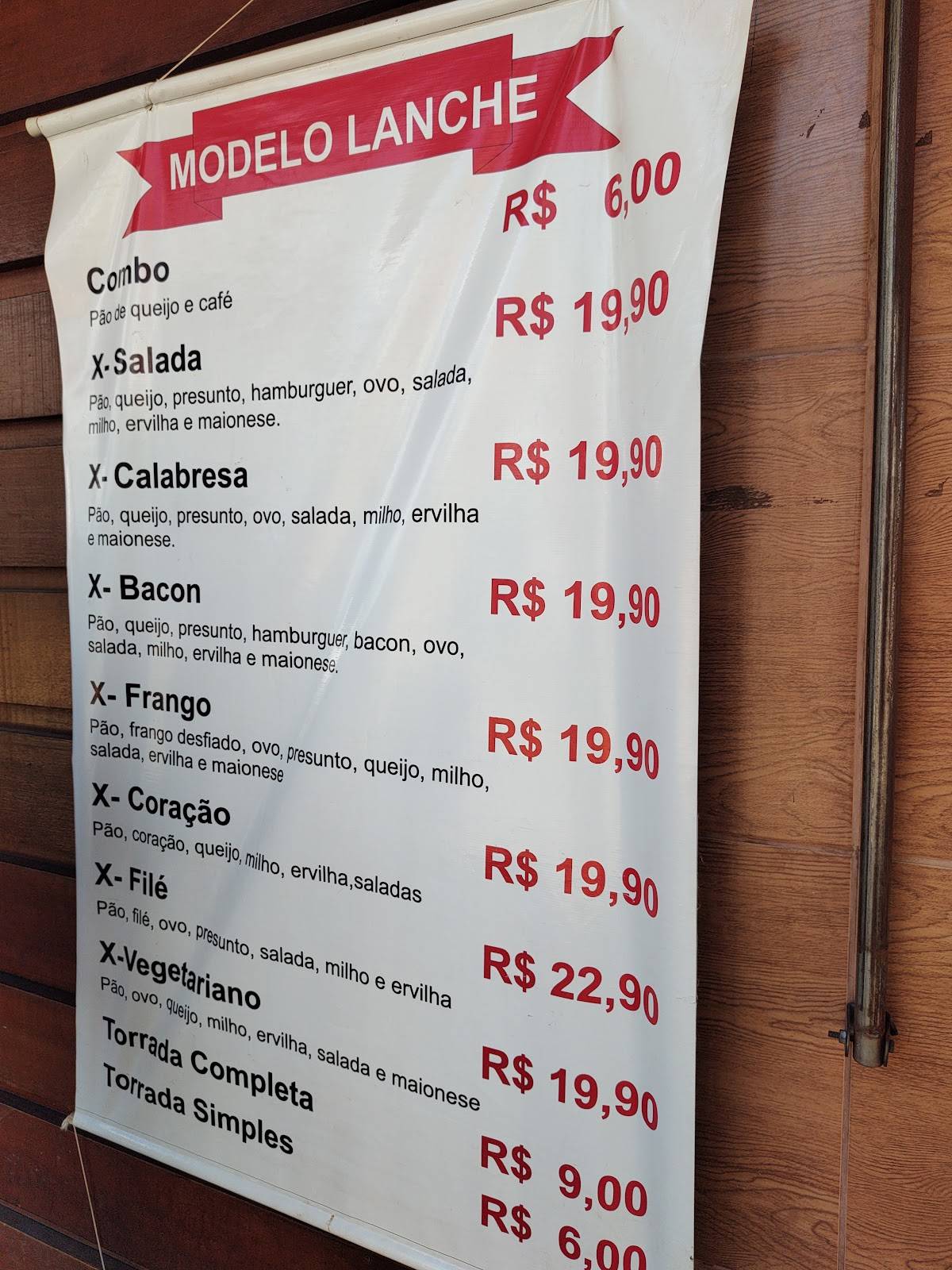 Restaurante Modelo Grill cardápio