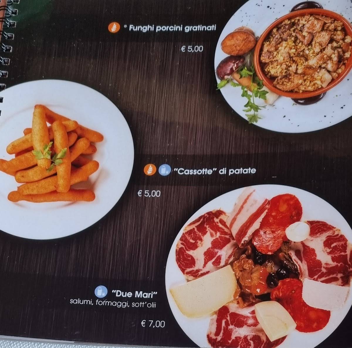 Menu di Ristorante Due Mari 