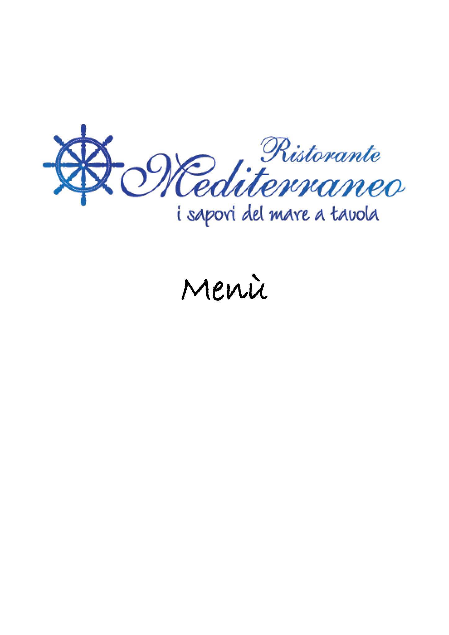 Menu di Ristorante Mediterraneo - Seregno 