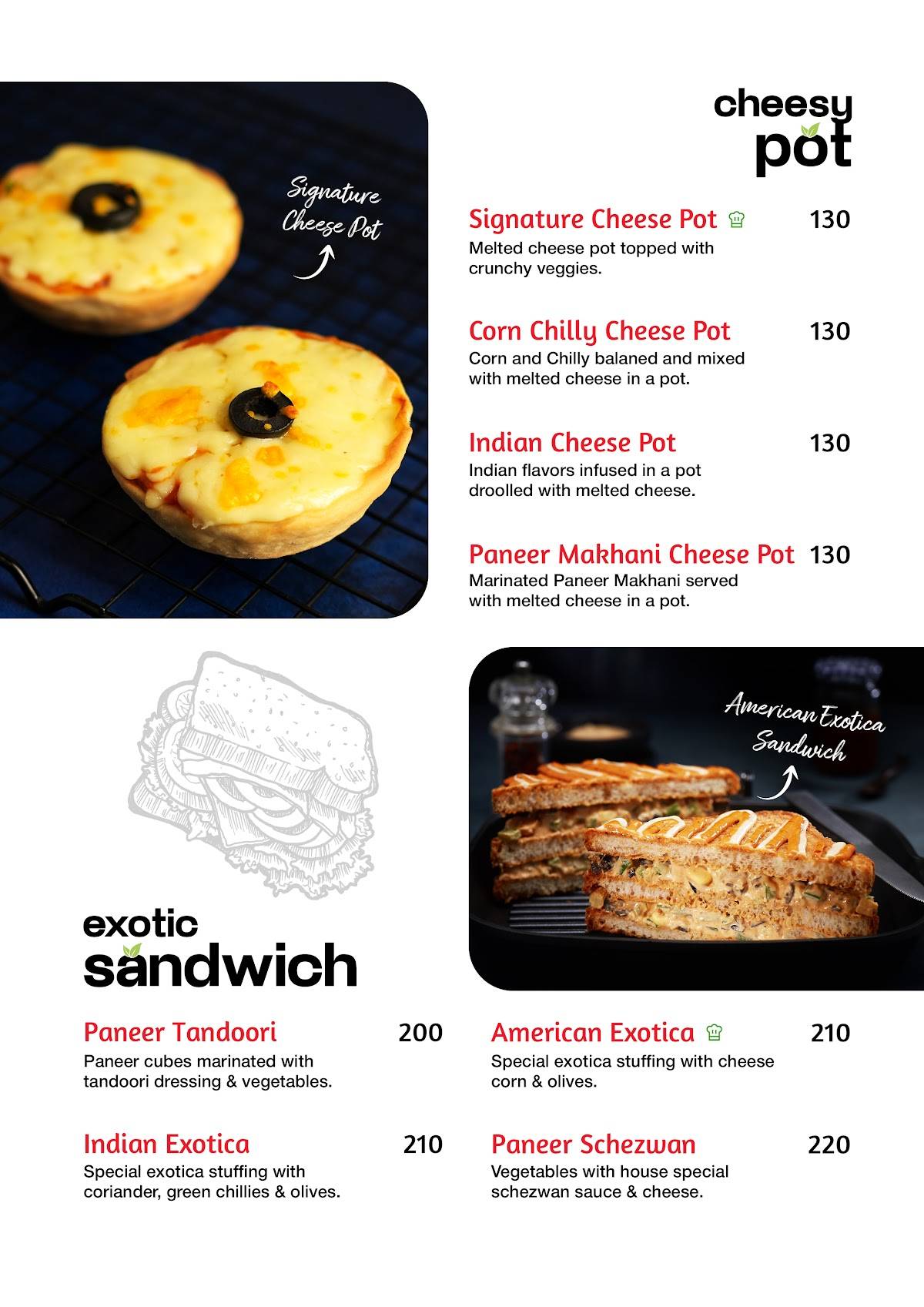 Shakti Sandwich - HL College menu