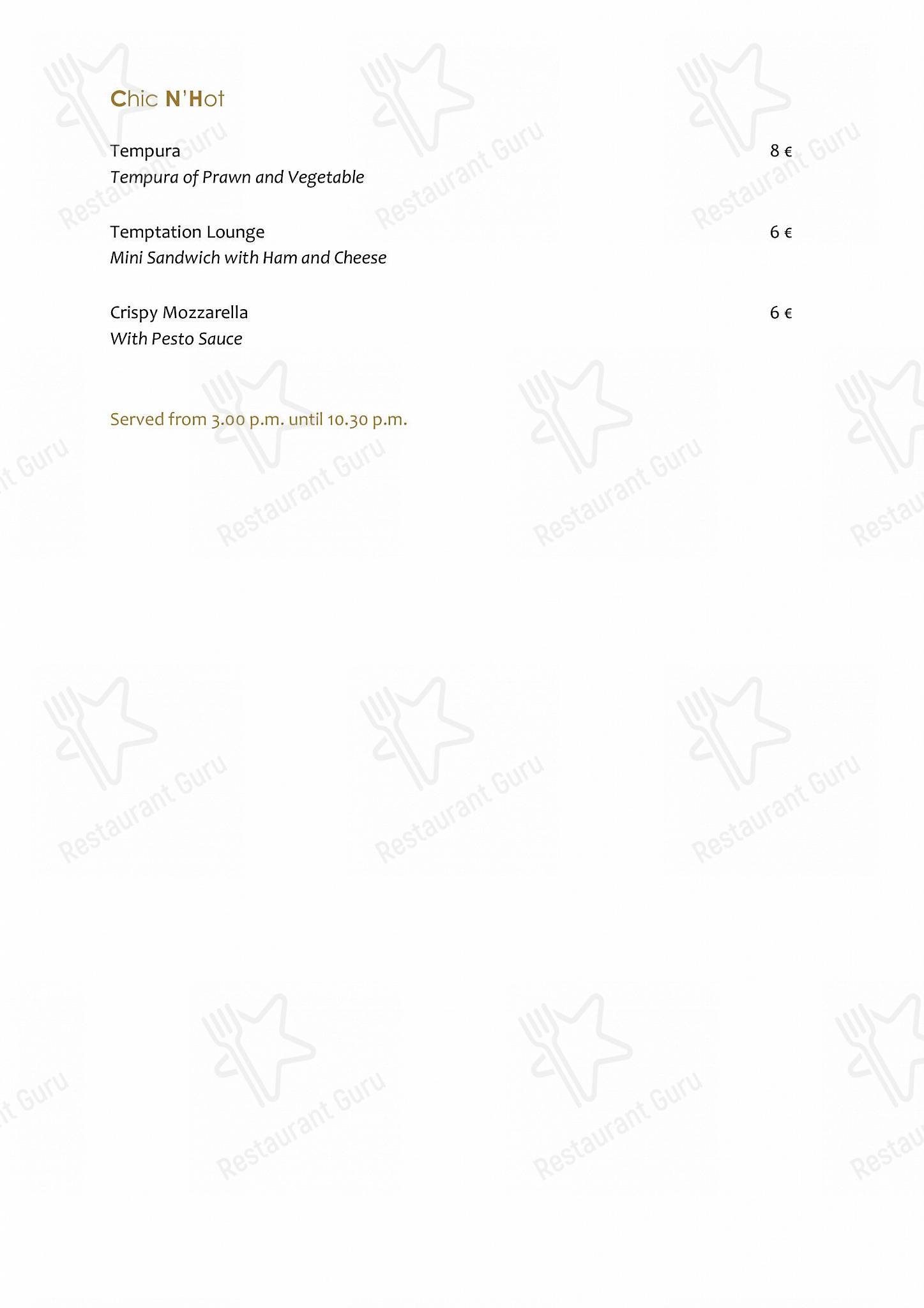 Menu di Sofitel Roma Villa Borghese - Детское