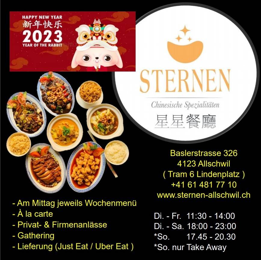 Menu di Restaurant Sternen Allschwil 