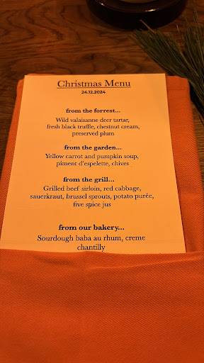 Menu di Stockhorn by the rex 