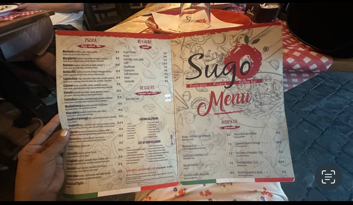 Menu di Sugo 