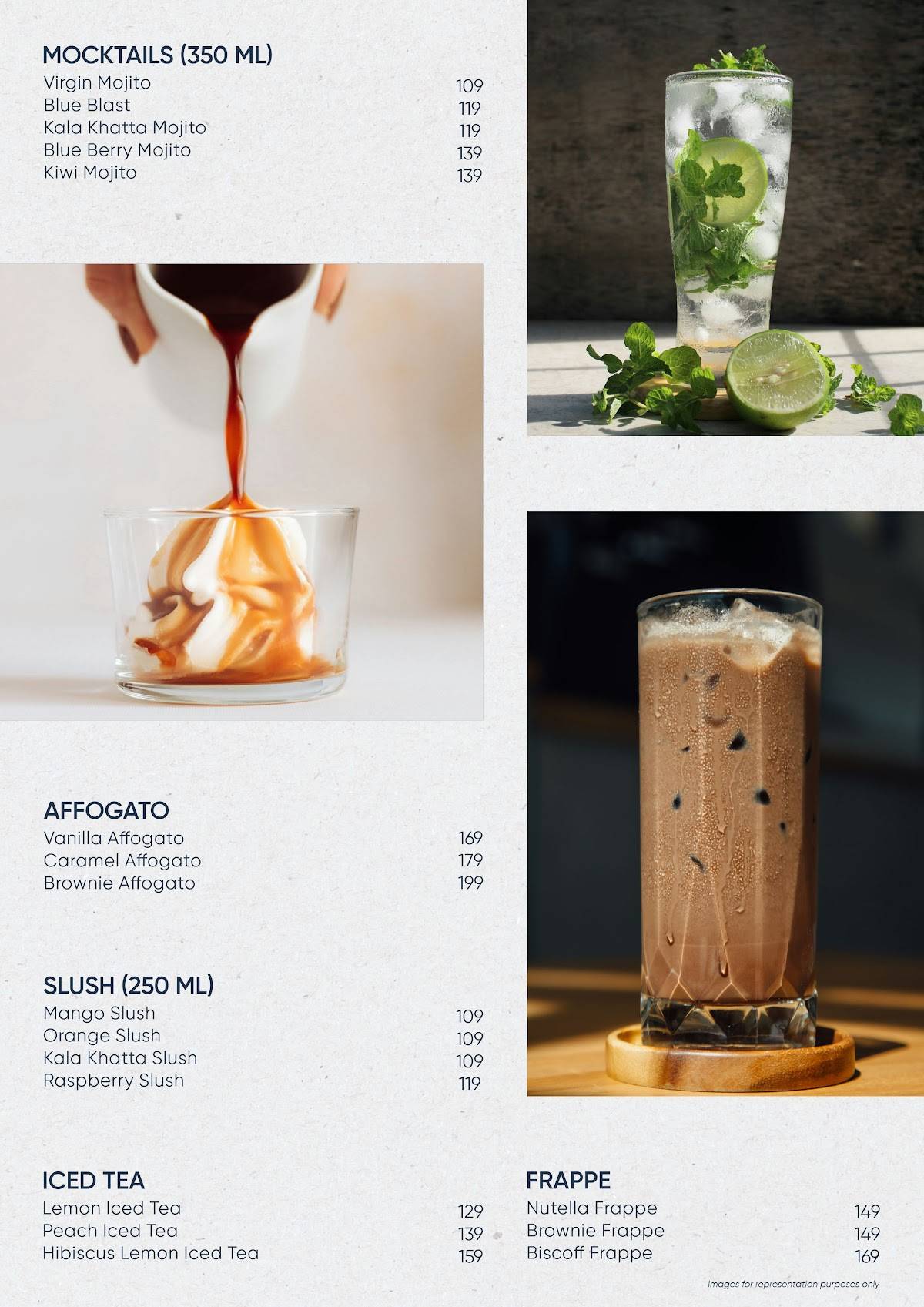 Suto Coffee menu