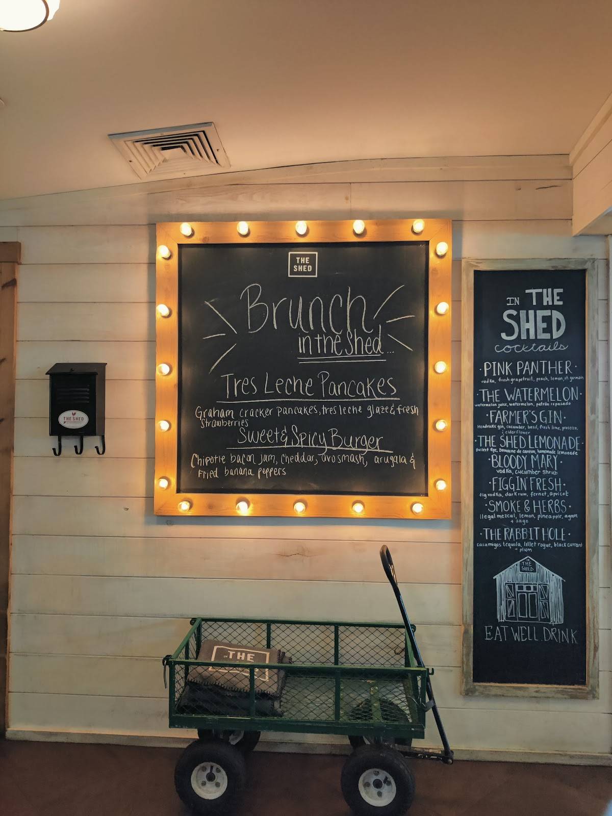 Menu at The Shed Restaurant Huntington NY, Huntington