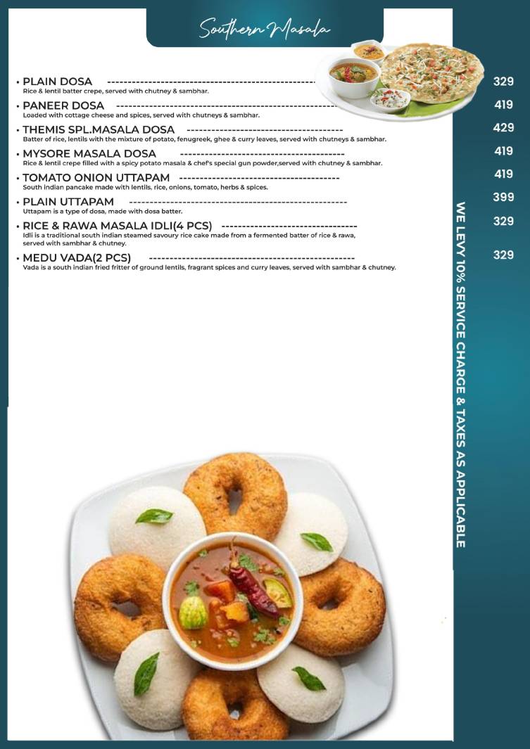 Themis Barbecue House - NSP menu