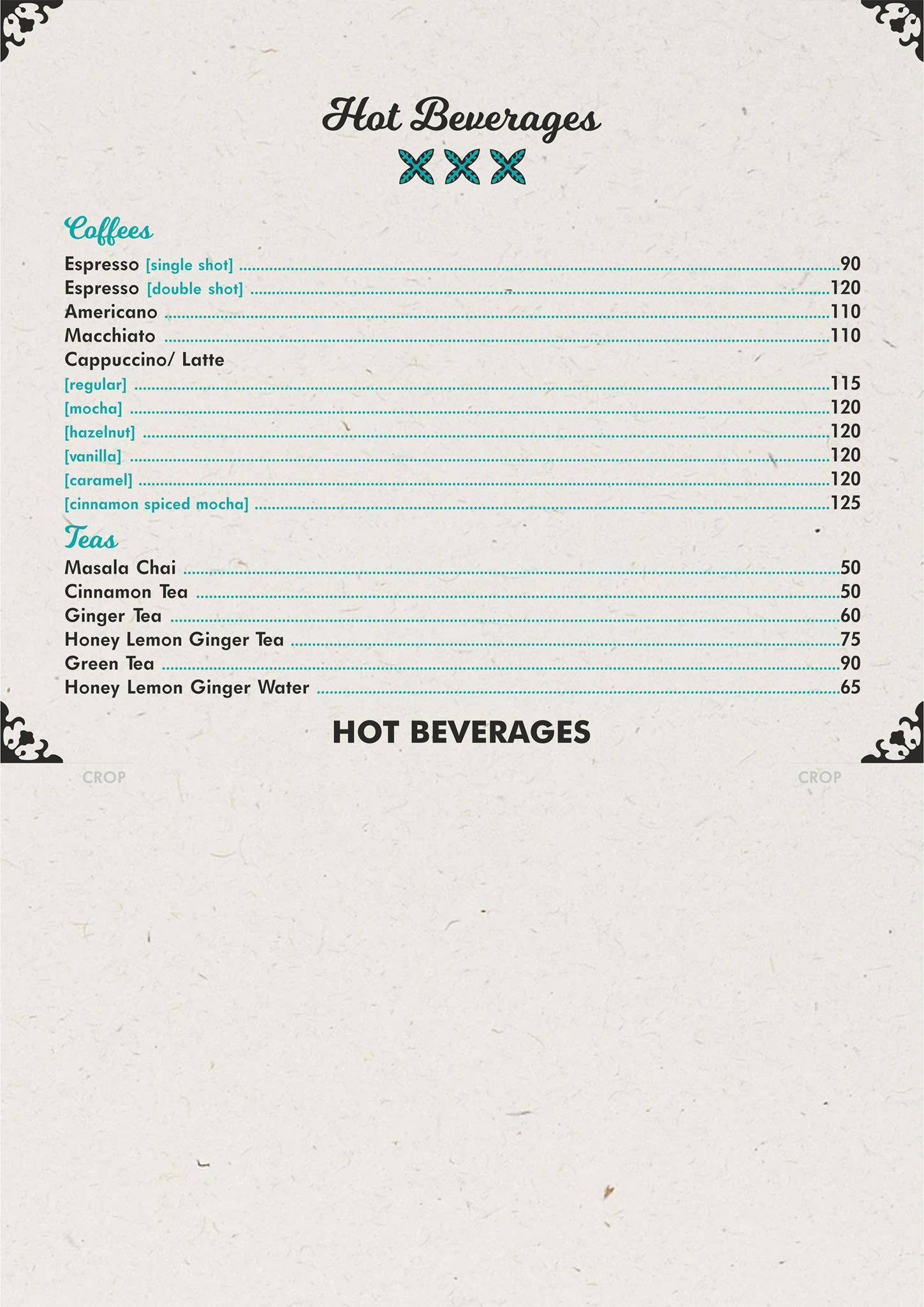 Where Else Diner & Bar menu