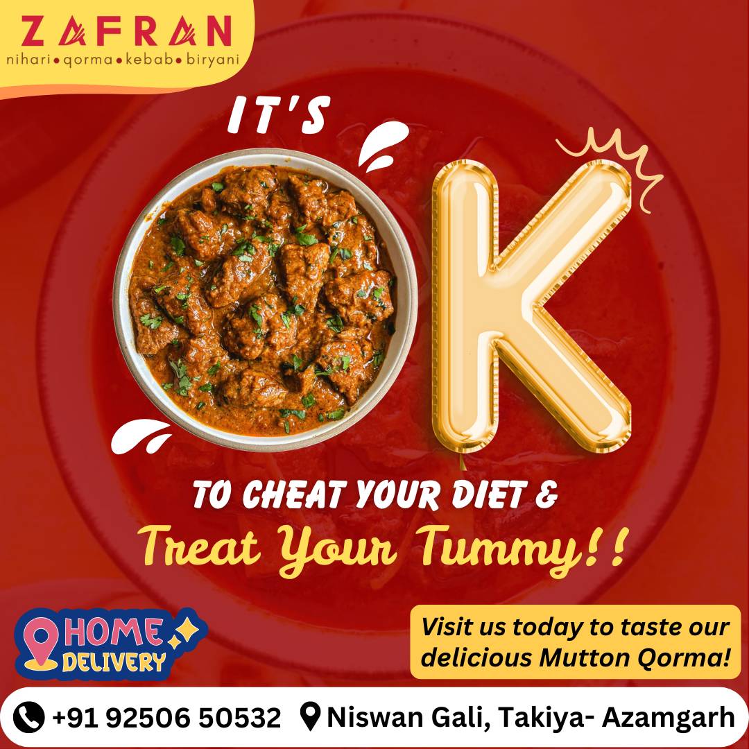 Zafran menu