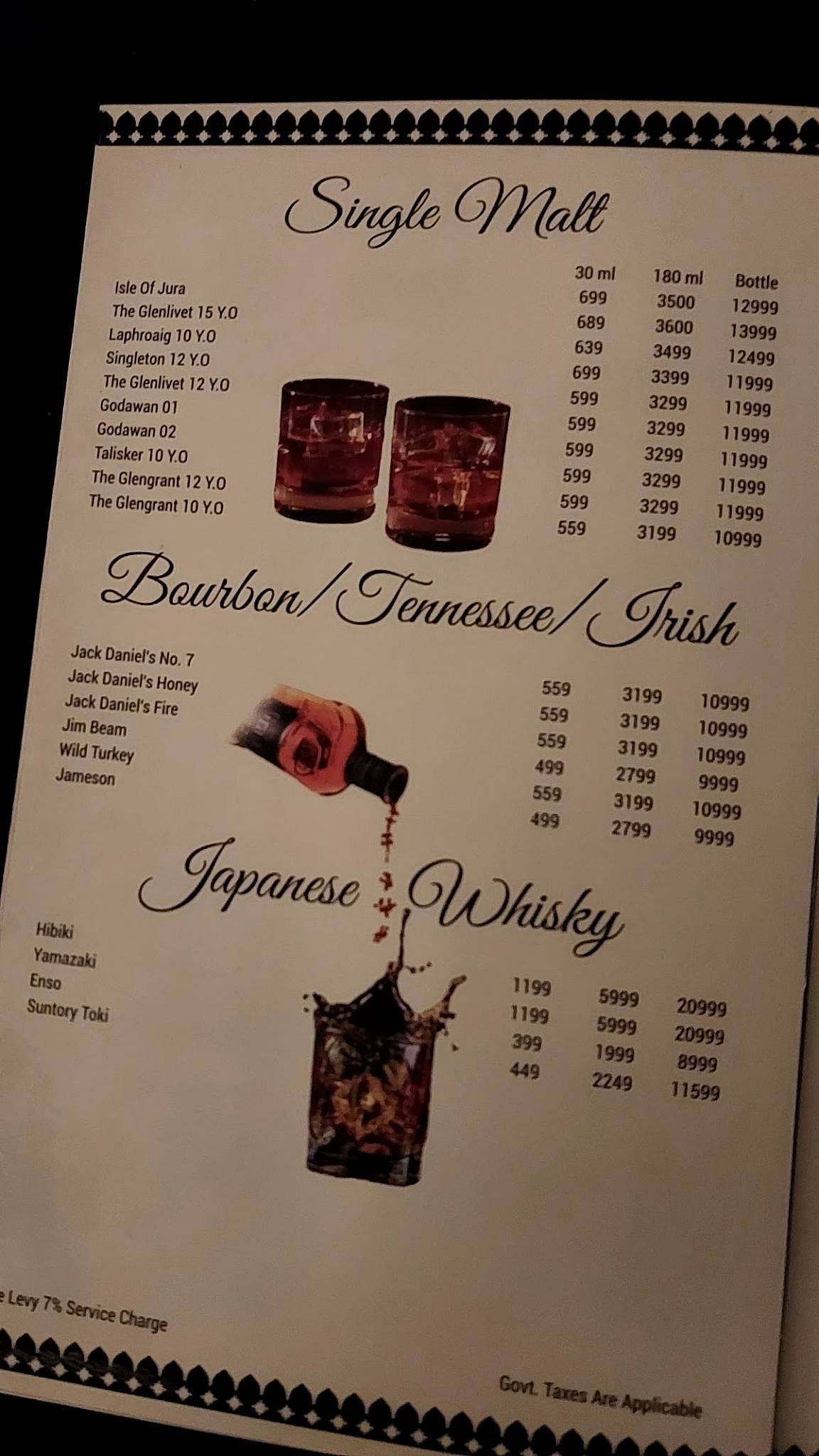 Zarza Club and Terrace Jaipur menu