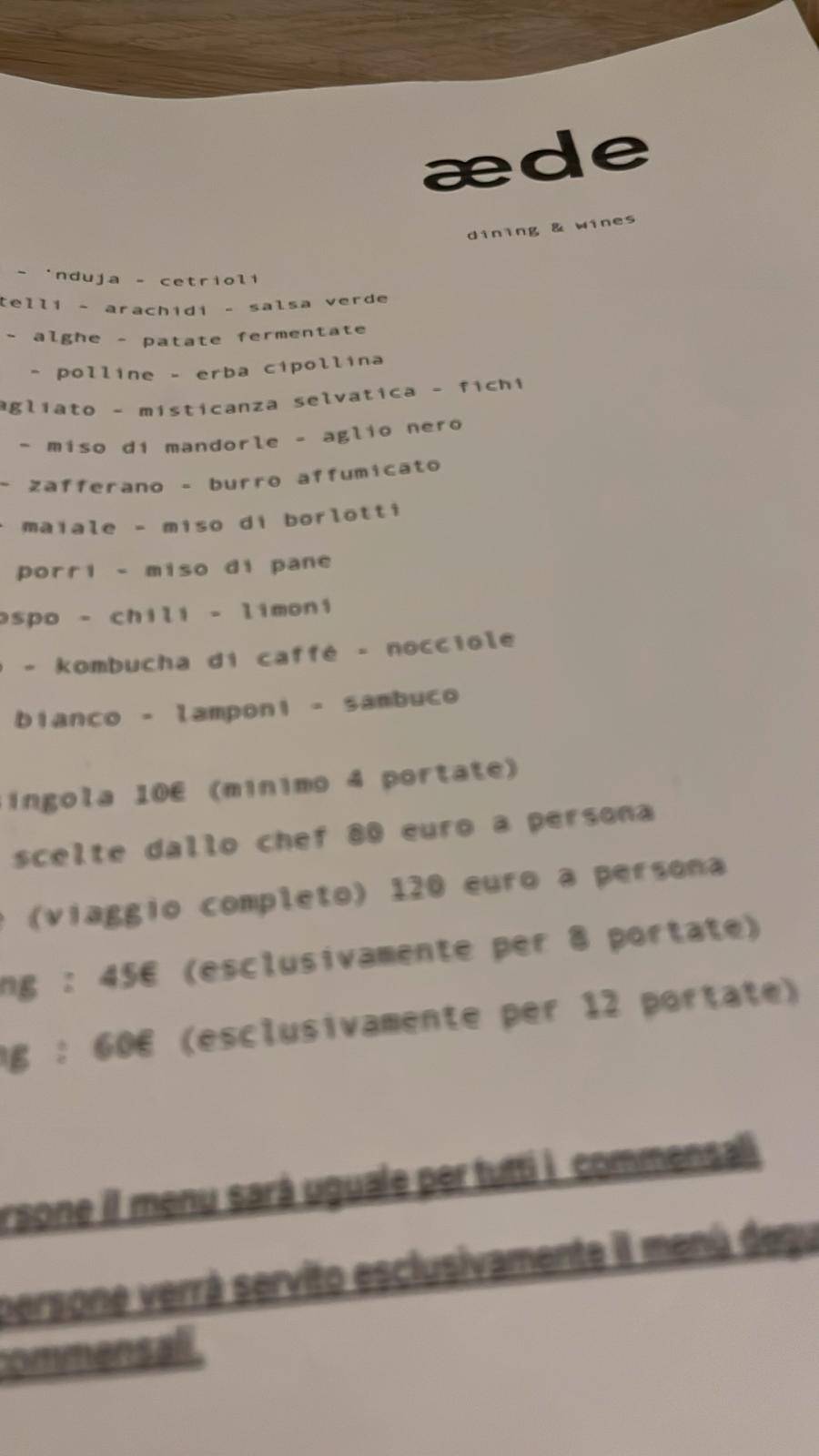 Menu di æde 