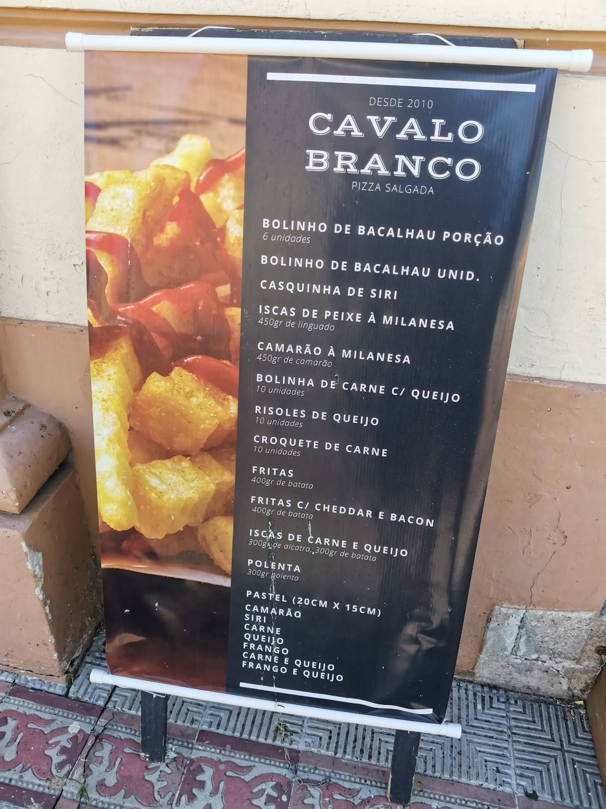Restaurante Cavalo Branco cardápio