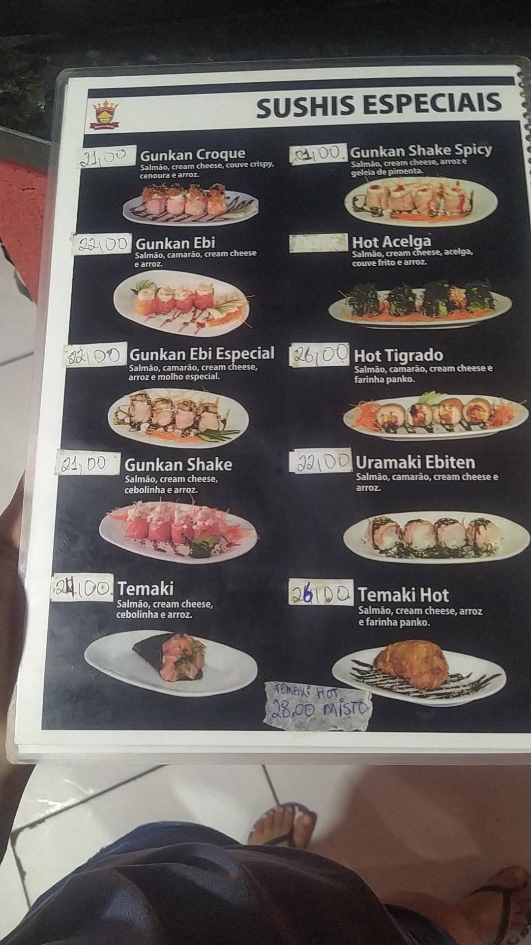 Restaurante Império Chinês cardápio