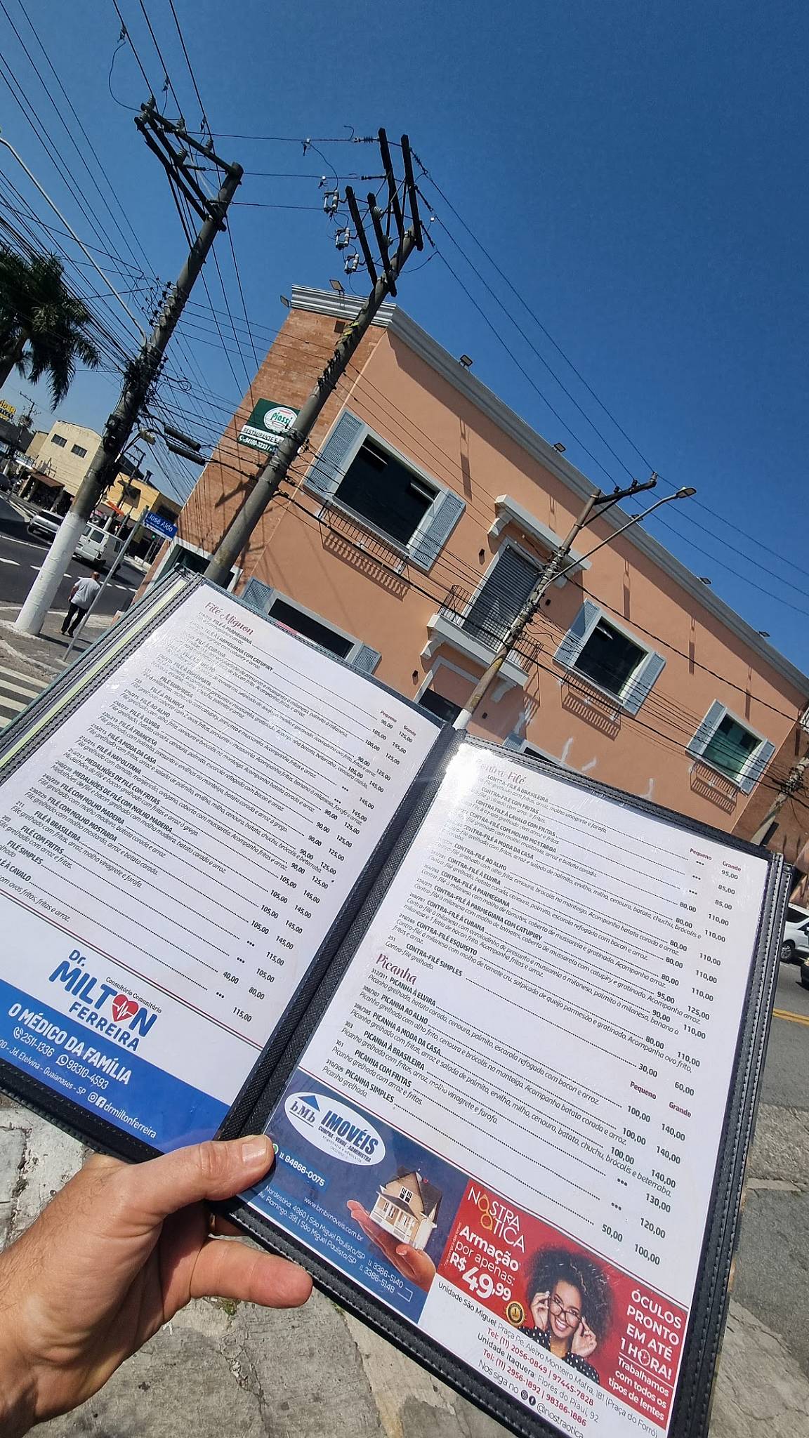 Restaurante Piassi cardápio