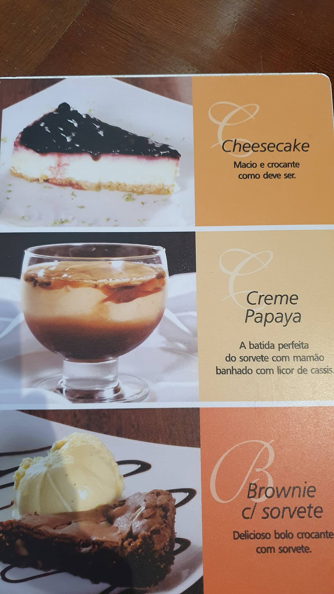 Siri Da Barra cardápio