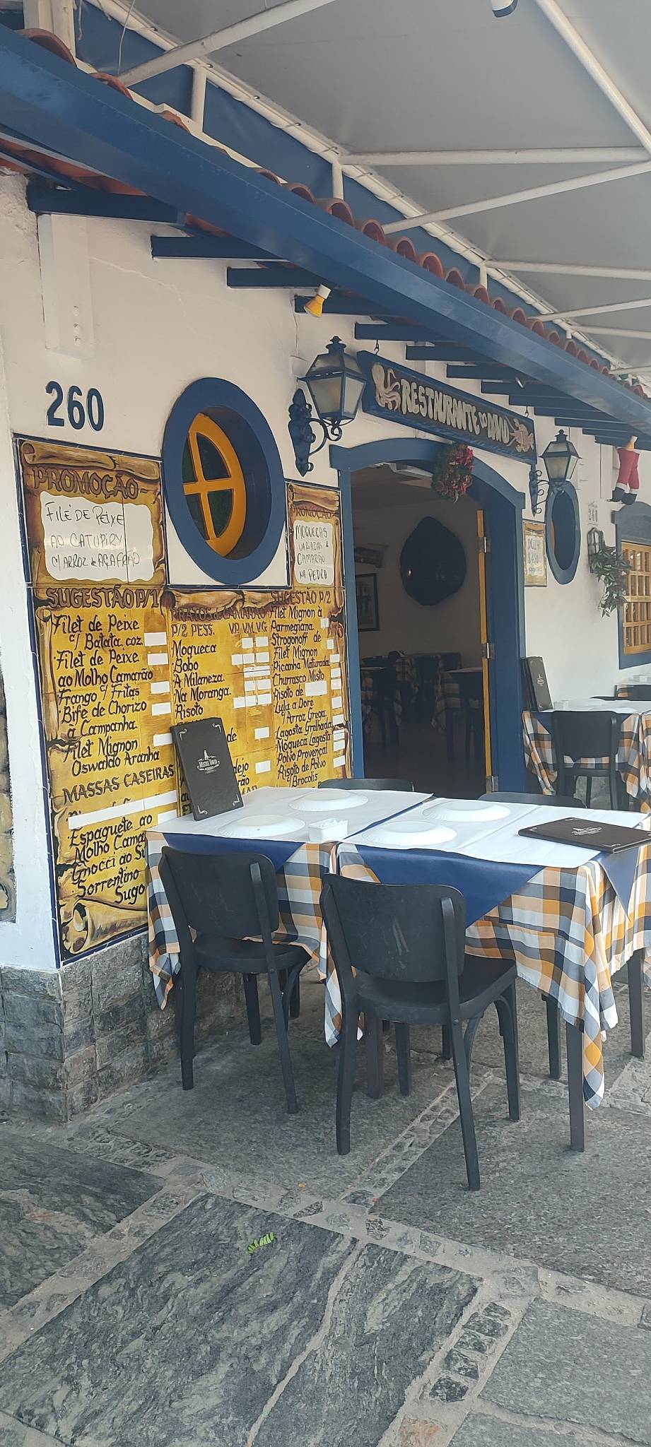 Carta de Restaurante do David, Búzios