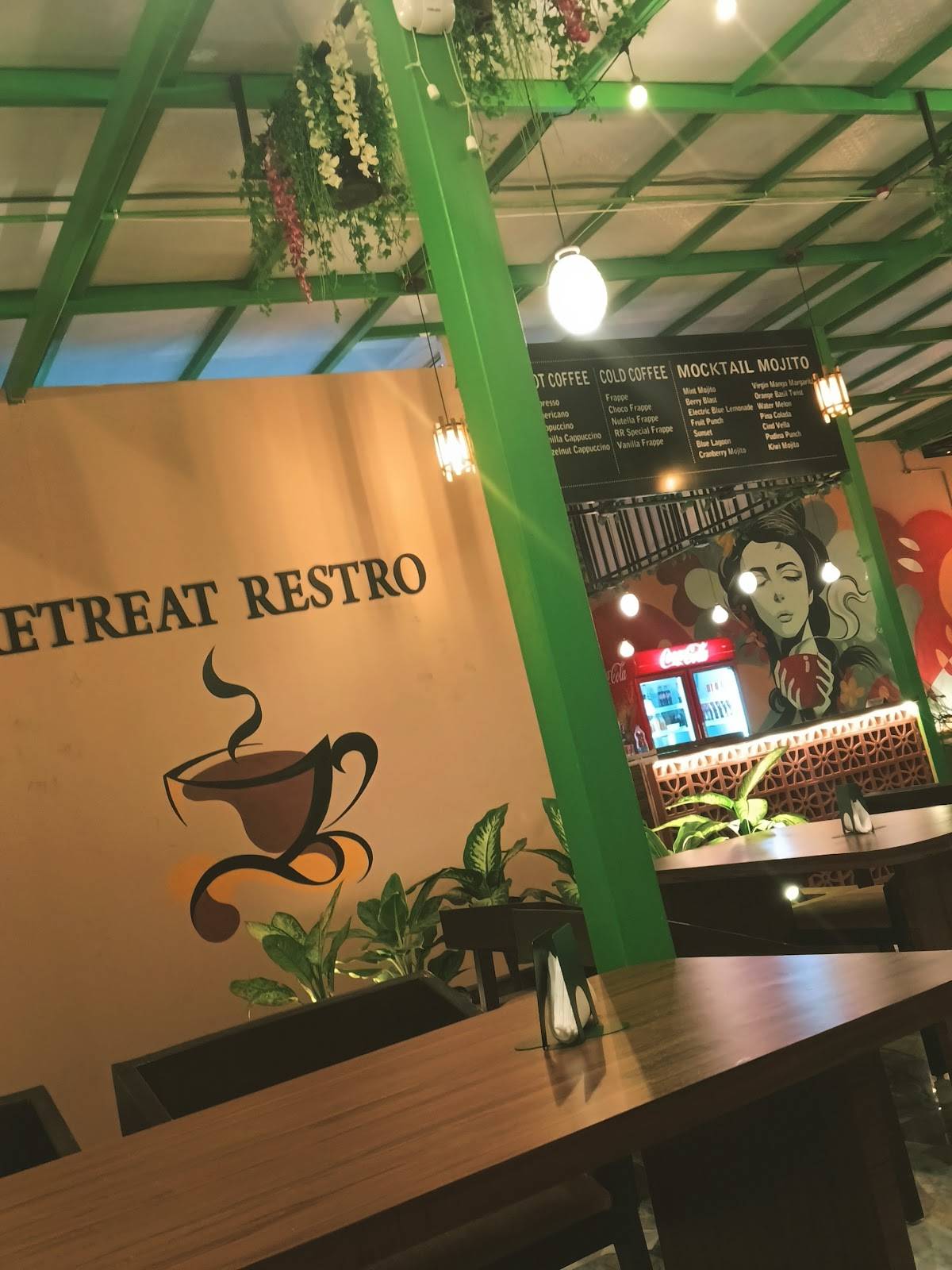 Retreat Restro menu